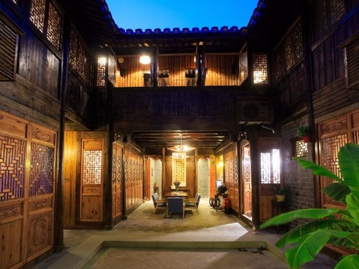 杭州富阳龙门驿事客栈园景大床房  旅途中的家 杭州富阳市龙门古镇溪