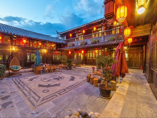 丽江云岸连锁客栈心岸店二号院豪华双床房